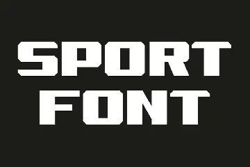 Hard Sport font