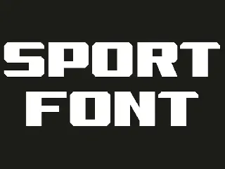 Hard Sport font