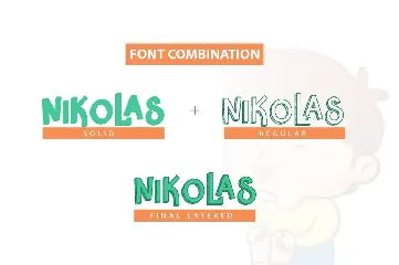 Nikolas and Pine font