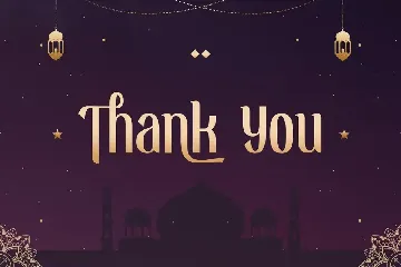 Nightly Ramadhan - Arabic Font