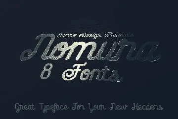 Nomura - Vintage Style Font