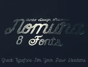 Nomura - Vintage Style Font