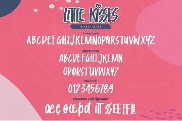 little Kisses - Playful Display Font