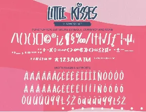 little Kisses - Playful Display Font