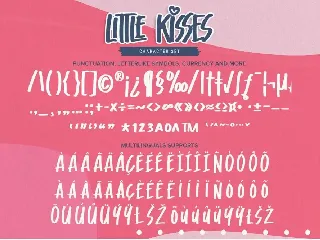 little Kisses - Playful Display Font