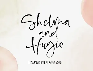 Shelma & Hugie font