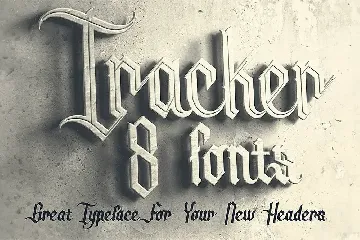 Tracker - Vintage Style Font