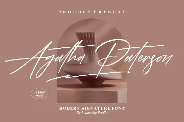 Agatha Paterson Modern Signature Font