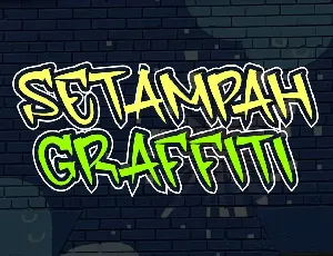 Setampah - Graffiti Font