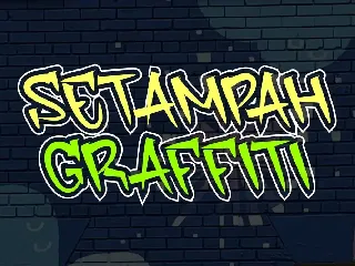 Setampah - Graffiti Font