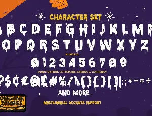 Lonesome Zombies - Terrible Bloody Typeface font