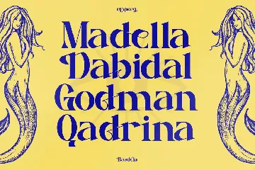 Basdela Serif Typeface font