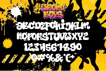 Wrong Boys - Urban Graffiti Font