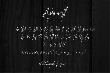 Amourist font