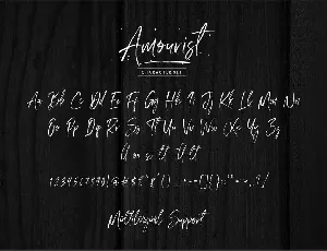 Amourist font