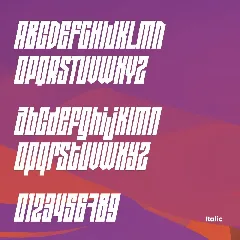 Blocker font