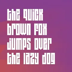 Blocker font