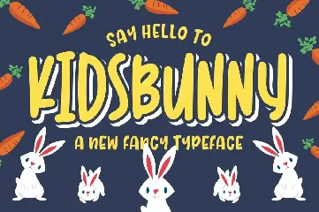 Kidsbunny - a Playful Font