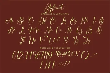 Radiant font