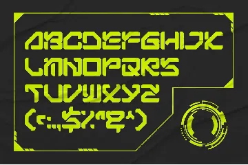 Bigs Robotic - Simple Futuristic Font