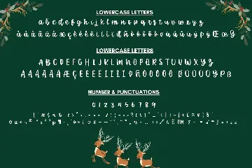 Santa's Reindeer font