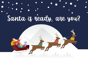 Santa's Reindeer font