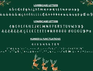 Santa's Reindeer font