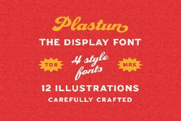 Plastun - Vintage Display Font