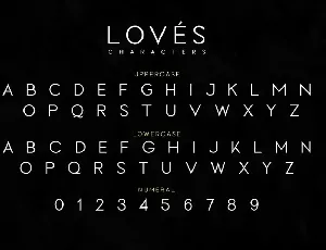 Loves - Classy Sans Family font