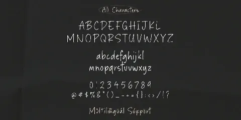 Black Mystique - Handwritten Font TT