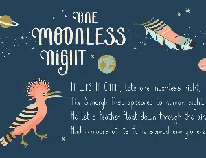 Moonless Handmade Font Duo