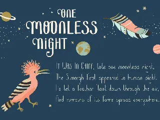 Moonless Handmade Font Duo