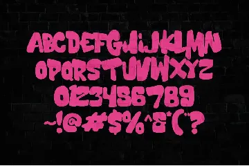 The Droga - Thick Graffiti Font