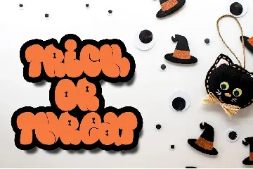 Monk Bones - Bubble Graffiti Font