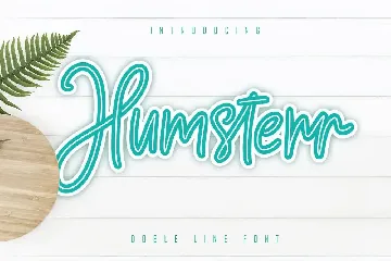 Humsterr - Double Line Font