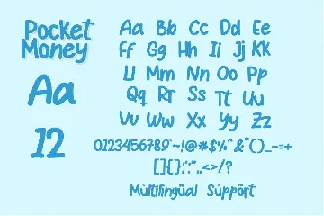 Pocket Money font