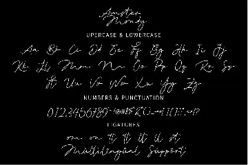 Amster Mondy font