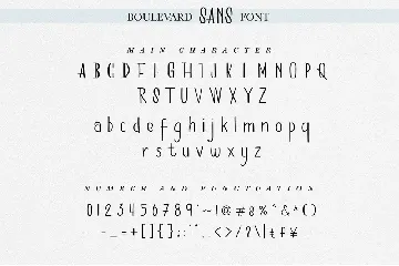 Boulevard - Handwritten Font Duo