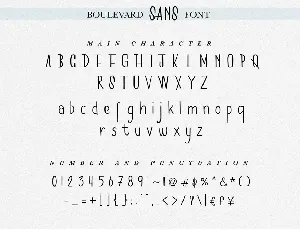 Boulevard - Handwritten Font Duo