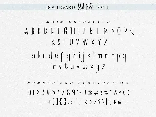 Boulevard - Handwritten Font Duo