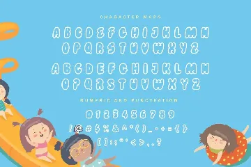 Blobber- Kids font