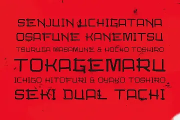 Magatama font