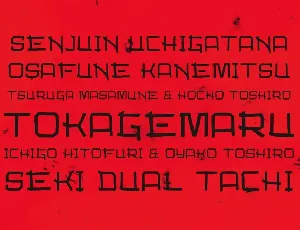 Magatama font