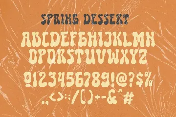 Spring Dessert font