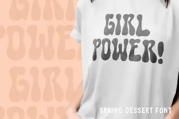 Spring Dessert font