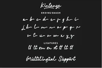 Kintanya font