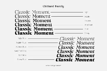 Chiefland Variable font