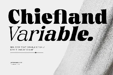 Chiefland Variable font