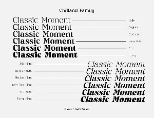 Chiefland Variable font