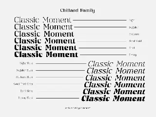 Chiefland Variable font